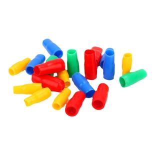 阻燃绝缘软护套冷压裸端子电线接头橡胶保护套管色套PVC耐高温