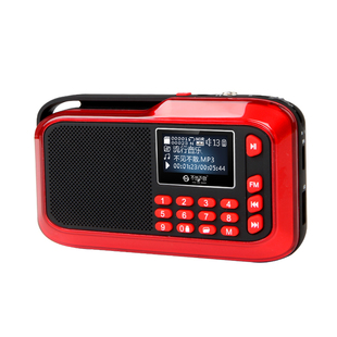2026新款老人专用收音机便携式小音响音乐随身听播放器插卡唱戏机