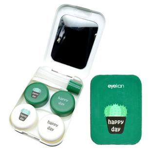 美瞳盒多副两副装多幅装大容量一体透明简约女日系多个高级高端KW