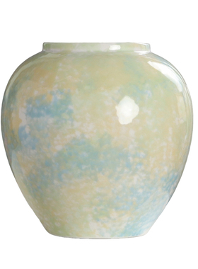 油画风陶瓷花瓶客厅餐桌水培鲜花