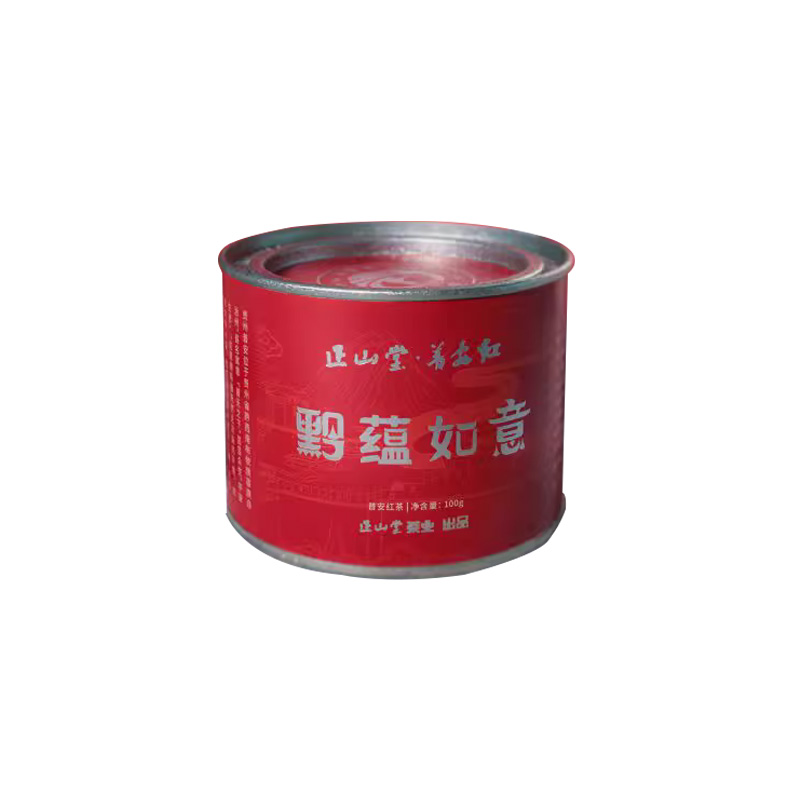 正山堂 紅茶 普安紅 黔蘊(yùn)如意 特級200g罐裝 貴州大葉種紅茶茶葉