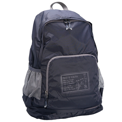 折叠面料休闲防水分仓双肩包