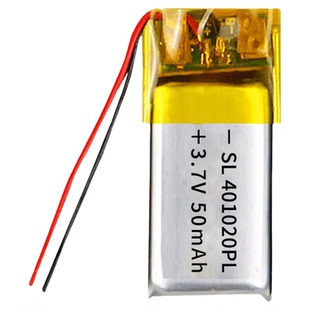 401020蓝牙耳机智能手环3.7V聚合物锂电池可充电电池可更换大容量