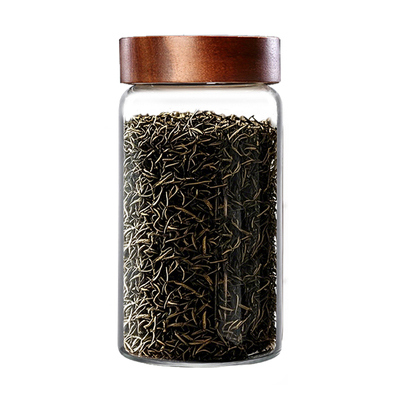 茶叶罐玻璃密封罐精品高档防潮便携储茶罐装普洱茶专用储存罐容器