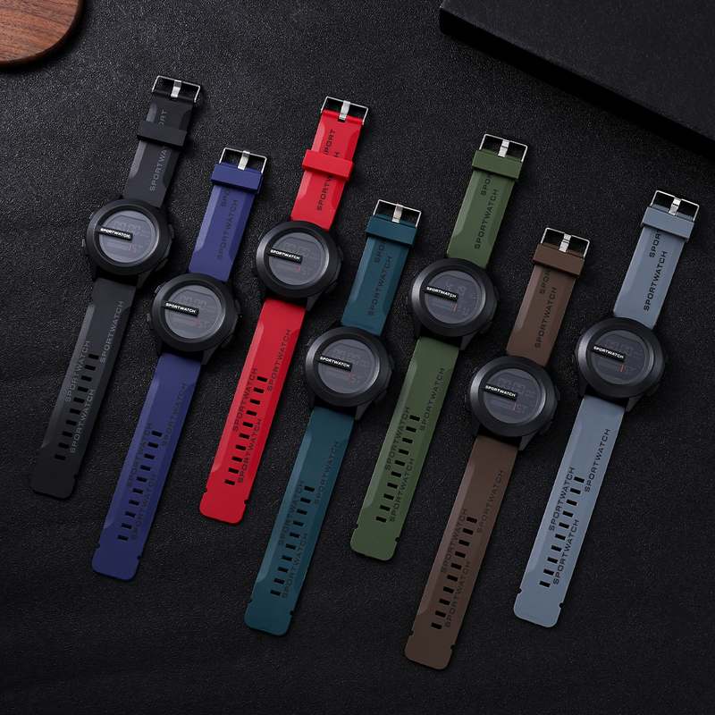 新品 2024热销英伦风男士大表盘运动时尚电表户外探险装饰表ins