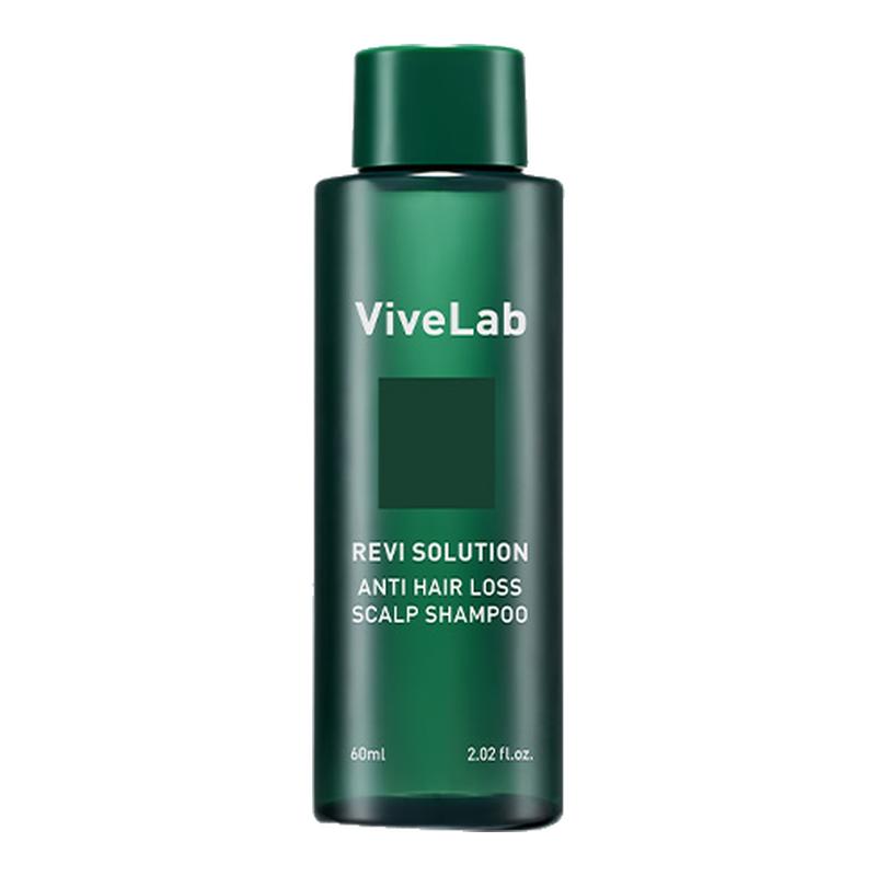 Vivelab韩国绿瓶洗发水控油去屑护理无硅油中小样60ml/部分临期