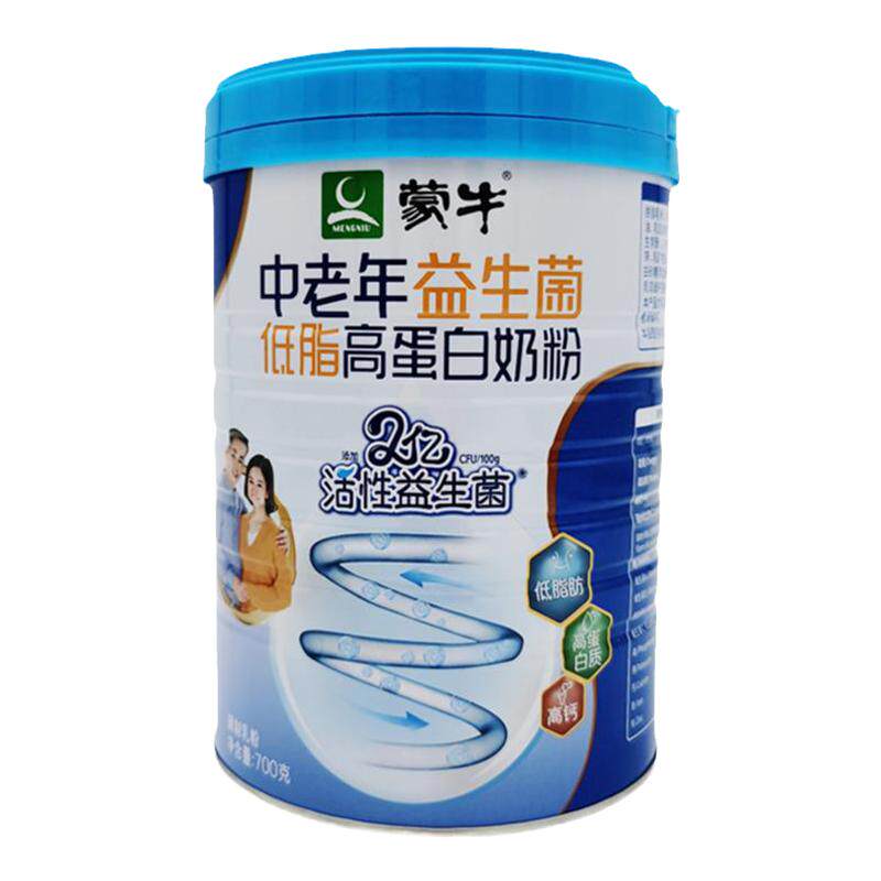 蒙牛中老年益生菌低脂高蛋白奶粉