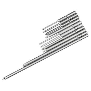 802电动起子头6C螺丝刀改锥头电批批咀十字批头批嘴带磁性加长6MM