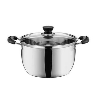 【带盖单人小奶锅】家用平底不锈钢加厚奶锅汤锅热奶煮面锅煮宵夜