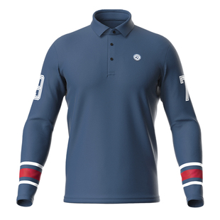 TaylorMade泰勒梅高尔夫服装男士长袖T恤上衣运动POLO衫