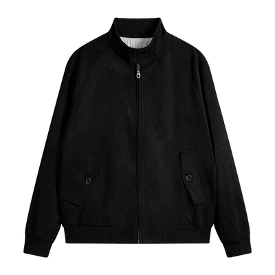 MCCEVTG秋冬麂皮绒立领夹克男