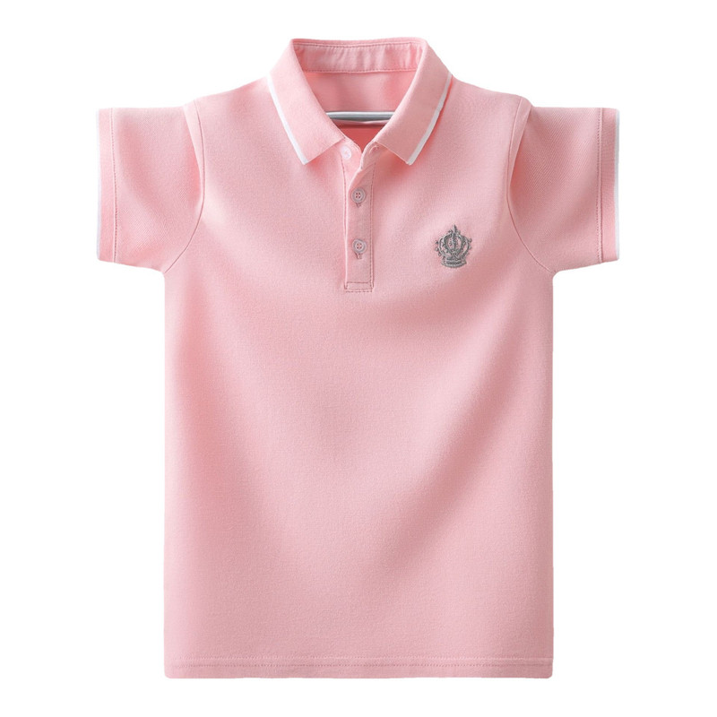 男童夏季短袖高尔夫POLO衫校服