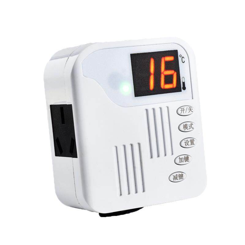 莱珂D201碳晶温控器插座D200墙暖画温度控制器电热板控温开关新款