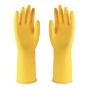 南洋雄风牛筋乳胶手套加厚防水清洁厨房洗碗手套橡胶皮耐磨洗衣服