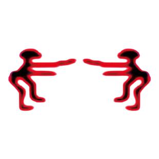 TLP反光贴 电摇小子 嘲讽摇摆小人 Groove Battle表情包 平板贴纸