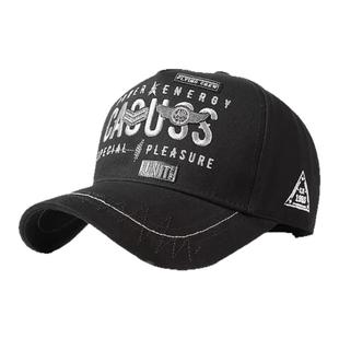 Cacuss新款男士棒球帽百搭吸湿排汗大头围鸭舌帽加大加深纯棉硬顶