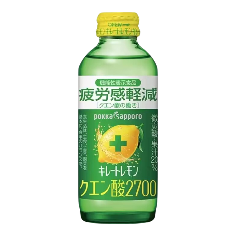 Pokka柠檬碳酸VC减疲劳感消肿