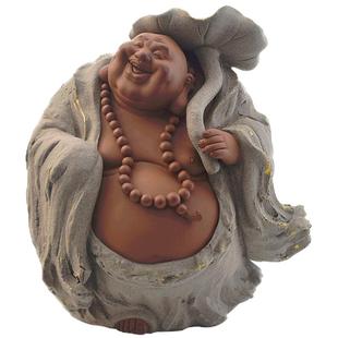 功德坊欢天喜地手工客厅家居大号陶瓷摆件办公室大师创意礼物摆件