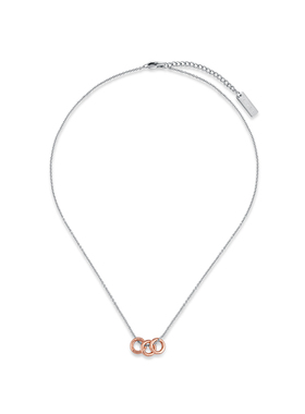 KITSH女撞色三颗圆圈项链