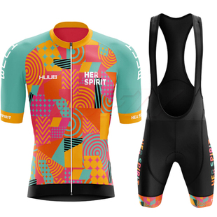 夏季环法车队 huub veloskin公路车山地车修身透气速干骑行服套装