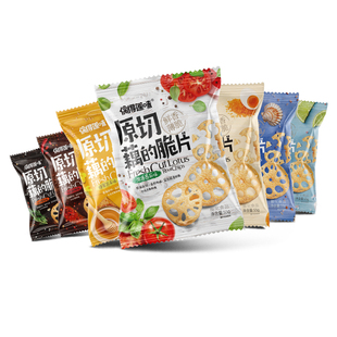 【天猫U先】偶得莲味原切藕的脆片零食休闲小吃莲藕脆片藕脆片