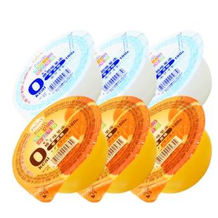 Tarami中国产塔啦蜜0卡果冻橘子味酸奶味休闲小零食180g*6杯装