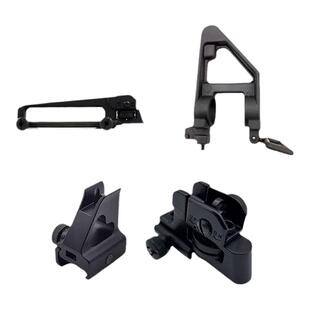 M4金属提拔通用锦明8代9代配件ras金属护木CQB前后准心RIS三角瞄