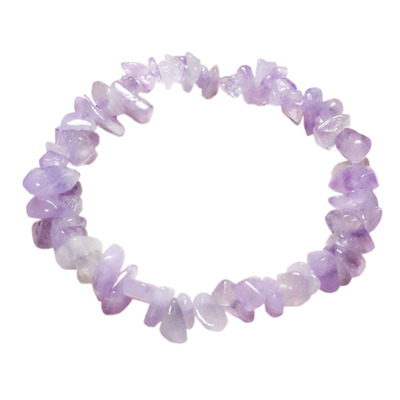 薰衣草紫水晶散珠手串手链