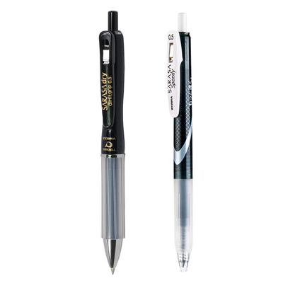 斑马中性笔速干款按动气垫防疲劳