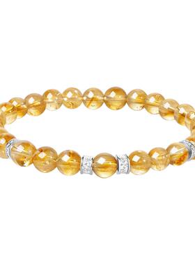 【生日礼物】周大生黄水晶手串