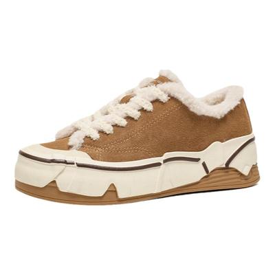 BeauToday复古休闲板鞋厚底