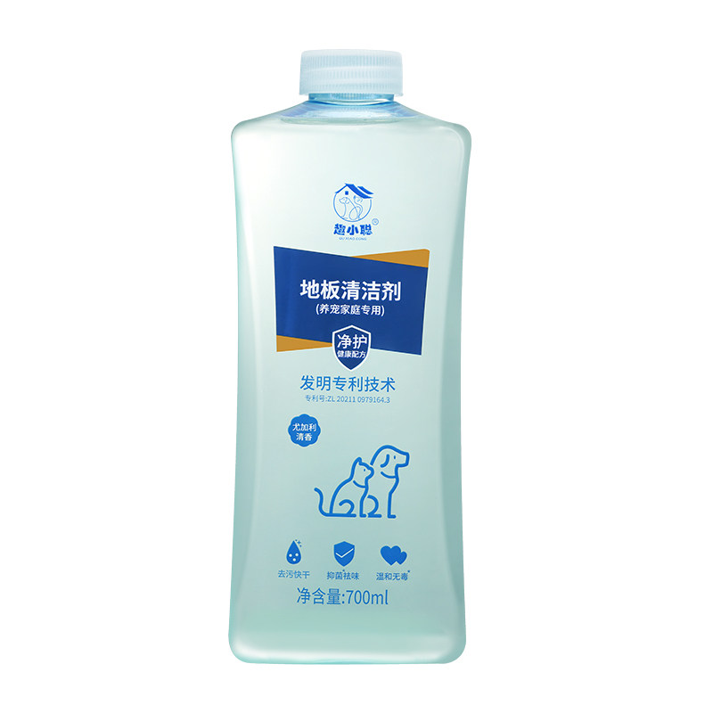 趣小聪猫狗宠物地板清洁剂除菌用