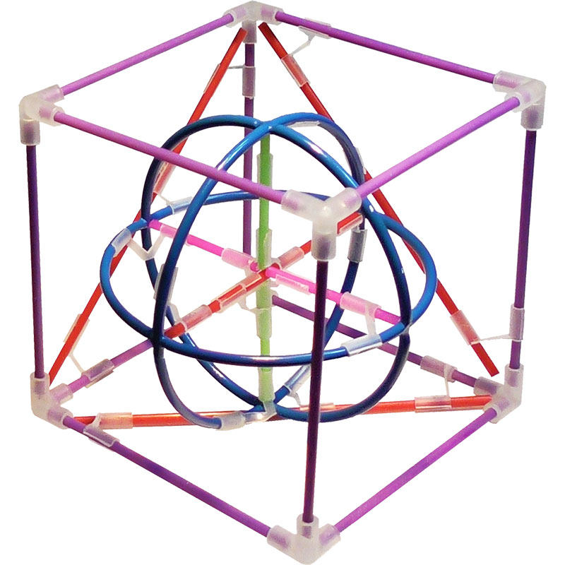 教具立体几何模型小号高中初中号框架数学套装表面展开图拼接28件
