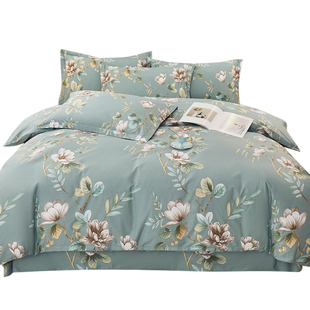 纯棉床上四件套7x7/229x230/248x248/230x250被套被罩100全棉床单