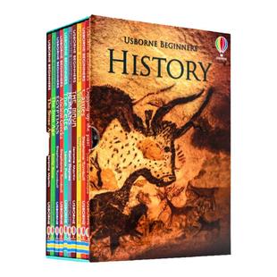 Usborne 尤斯伯恩初学者系列 Usborne Beginners History 初探历史科普10册盒装 英文原版绘本 儿童科普读物 罗汉普顿大学推荐