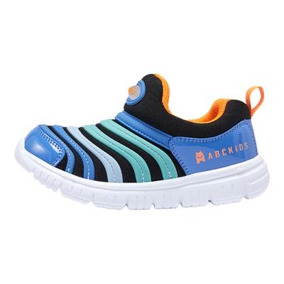 Abckids童鞋毛毛虫鞋男童鞋2025春秋款女宝宝透气软底儿童运动鞋