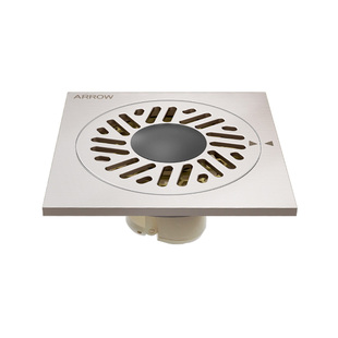 箭牌奶油风精铜地漏厨卫洗衣机通用防臭防虫家用大排量防堵地漏