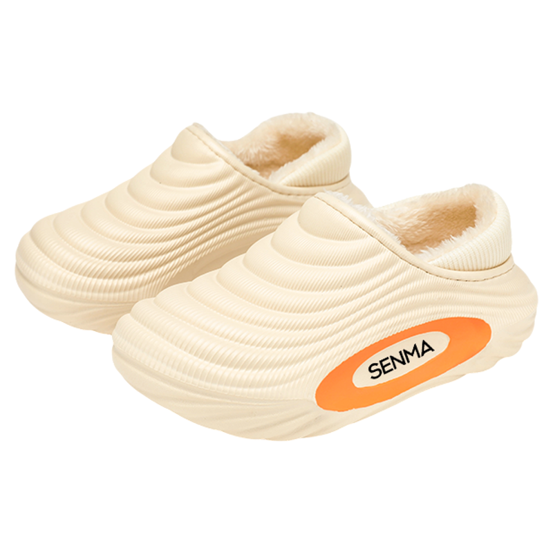 森马儿童棉鞋冬季加绒加厚棉拖鞋踩屎感居家毛毛拖鞋舒适保暖棉拖