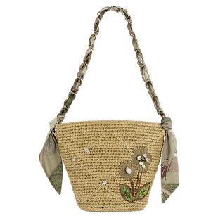 Riotlily/艾特里里春日花园产品包包单肩包小麦色送女友新年礼物