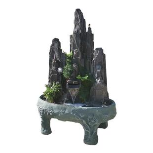 假山流水摆件假山石盆景天然真石头别墅庭院鱼池造景景观石青石