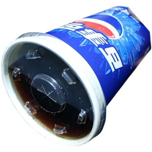 可乐杯盖子加厚PP平盖奶茶纸杯外卖打包防漏盖子90口径一次性杯盖