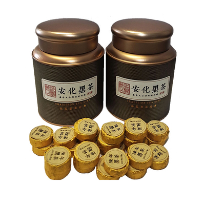 陈年金币原味颗粒礼盒装安化黑茶