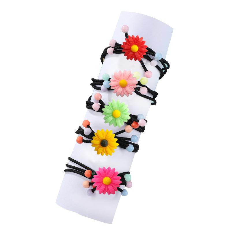 玫瑰花皮筋发圈扎头绳女发绳饰品