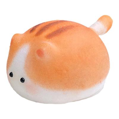 手绘原创慢回弹团子猫咪捏捏乐纯手工绘制DIY食品级硅胶解压玩具