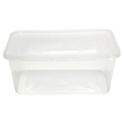 喇叭花塑料汤碗外卖带盖快餐盒盒