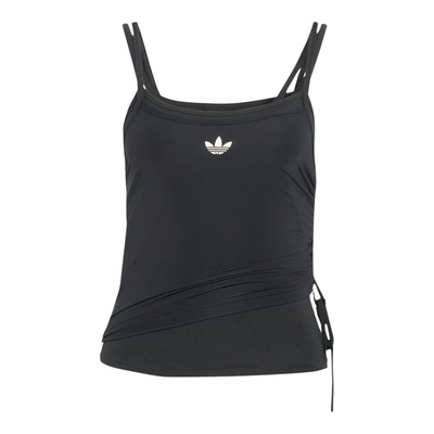 Adidas/阿迪达斯正品三叶草女士运动针织修身吊带背心T恤KW4524