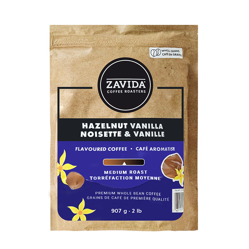 ZAVIDA香草奶油味中度咖啡豆907g