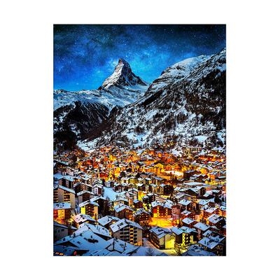 3djp阿尔卑斯山风景拼图1200片