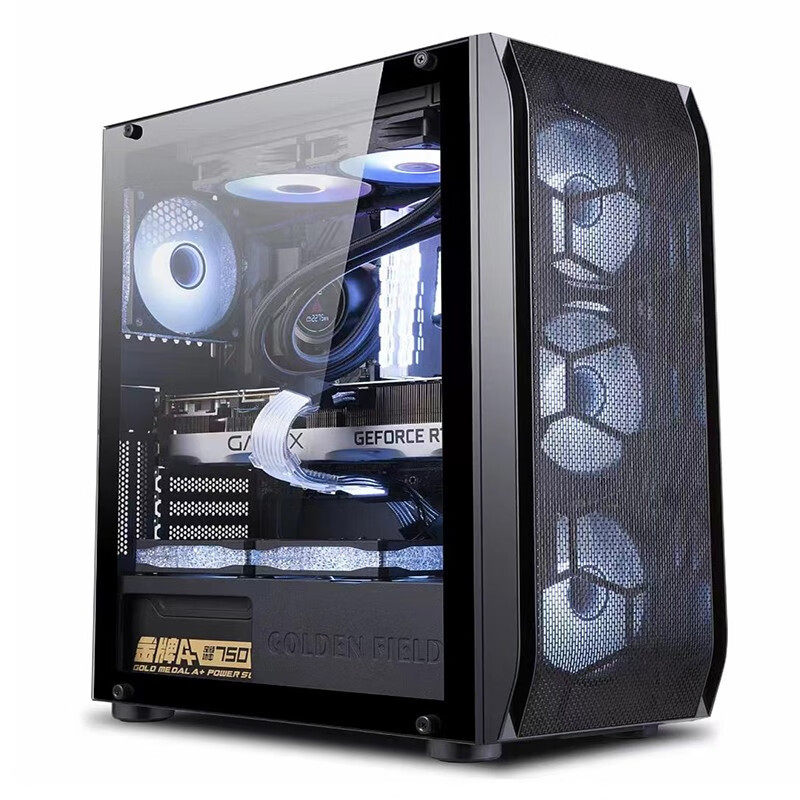 精粤电脑主机X99双路E5 2666V3/2695V4游戏工作室设计虚拟机多开整机