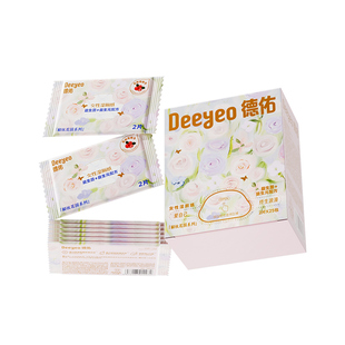 德佑益生菌湿厕纸女性专用经期私护孕期清洁独立小包官方旗舰店